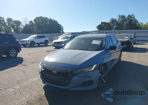 2022 Honda Accord Sport из США, поврежденный, VIN 1HGCV1F38NA084383